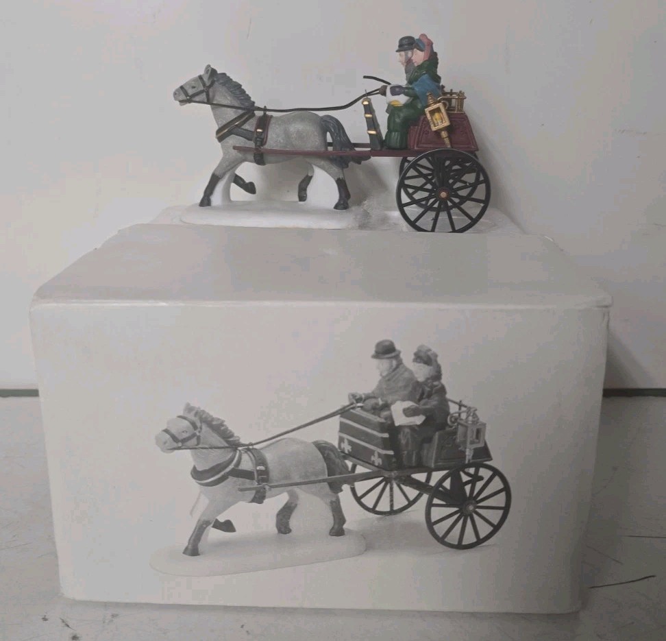 Department 56 Heritage Village – Red Christmas Sulky #58401