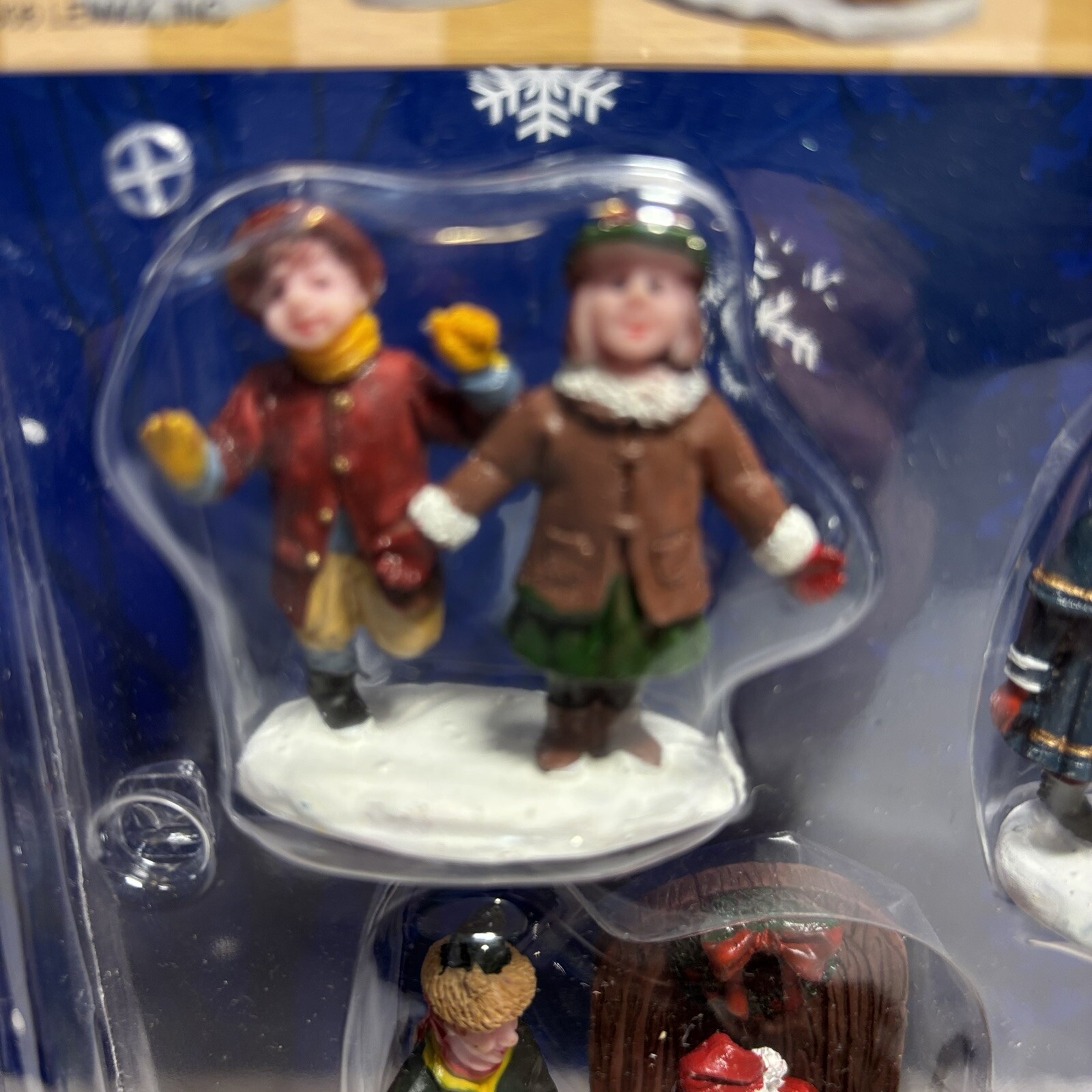 Lemax SITTING ON SANTA’S LAP #62276 – NEW – Perfect for a Christmas Village