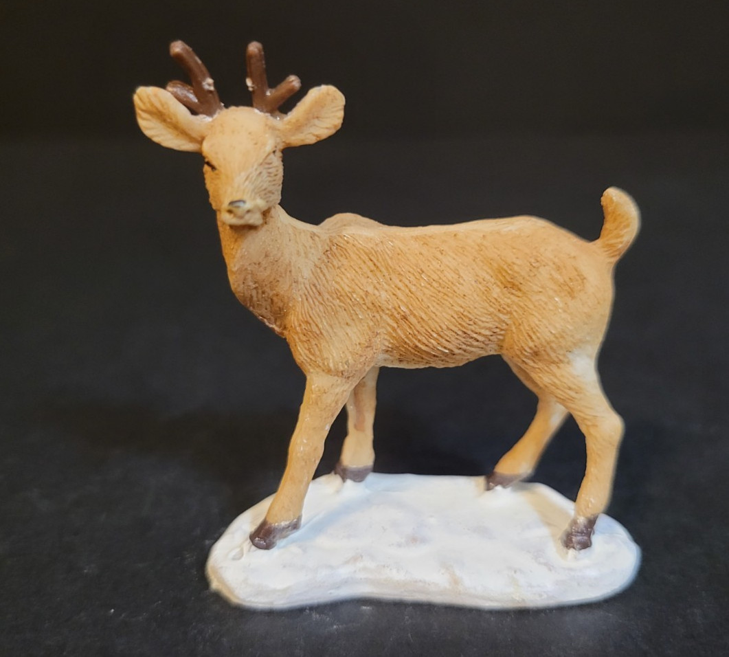 Lemax Christmas Village Town Deer On Hoof 92343 Woodland Animals