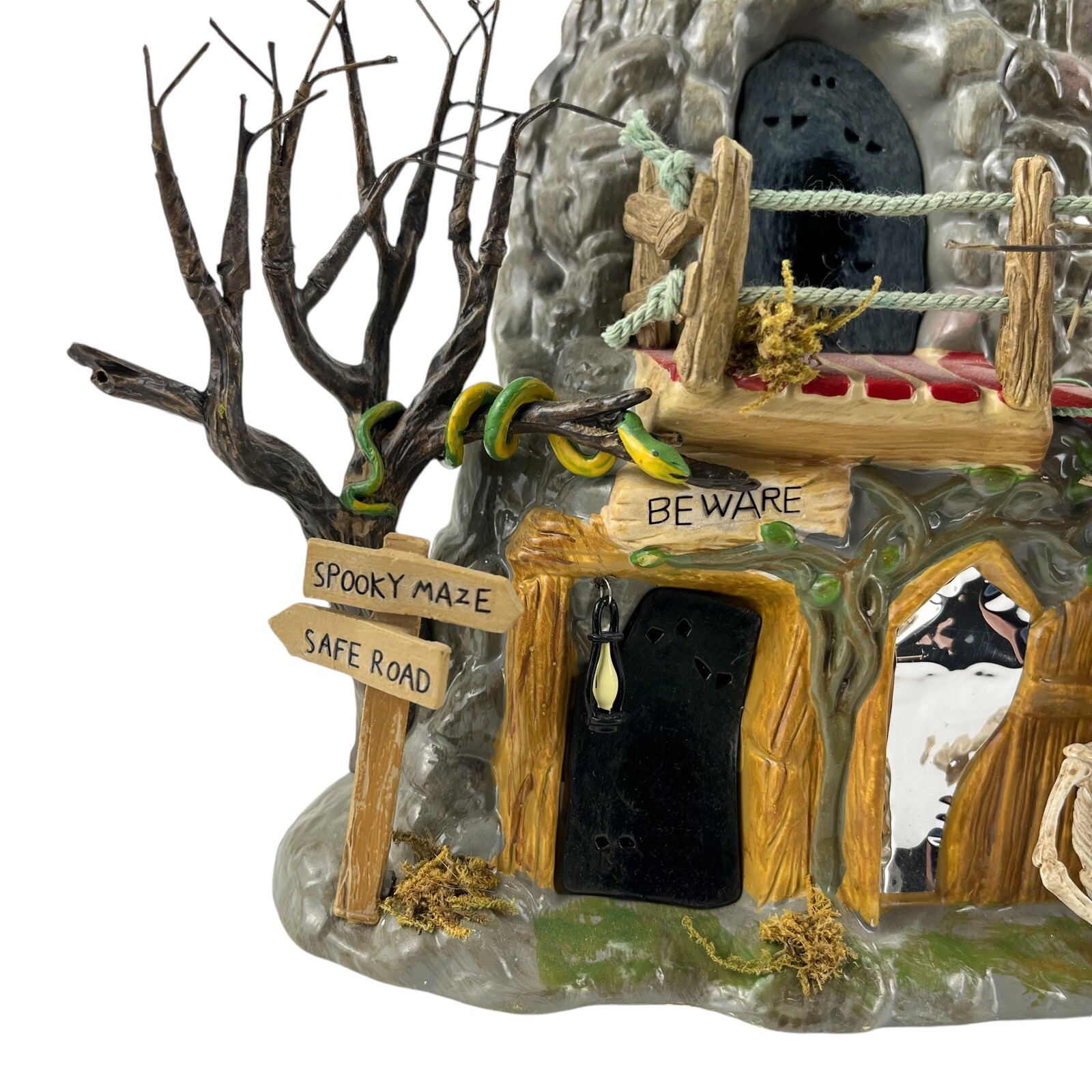 Dept 56 Haunted Fun House Halloween The Original Snow Village 2001 VTG Read