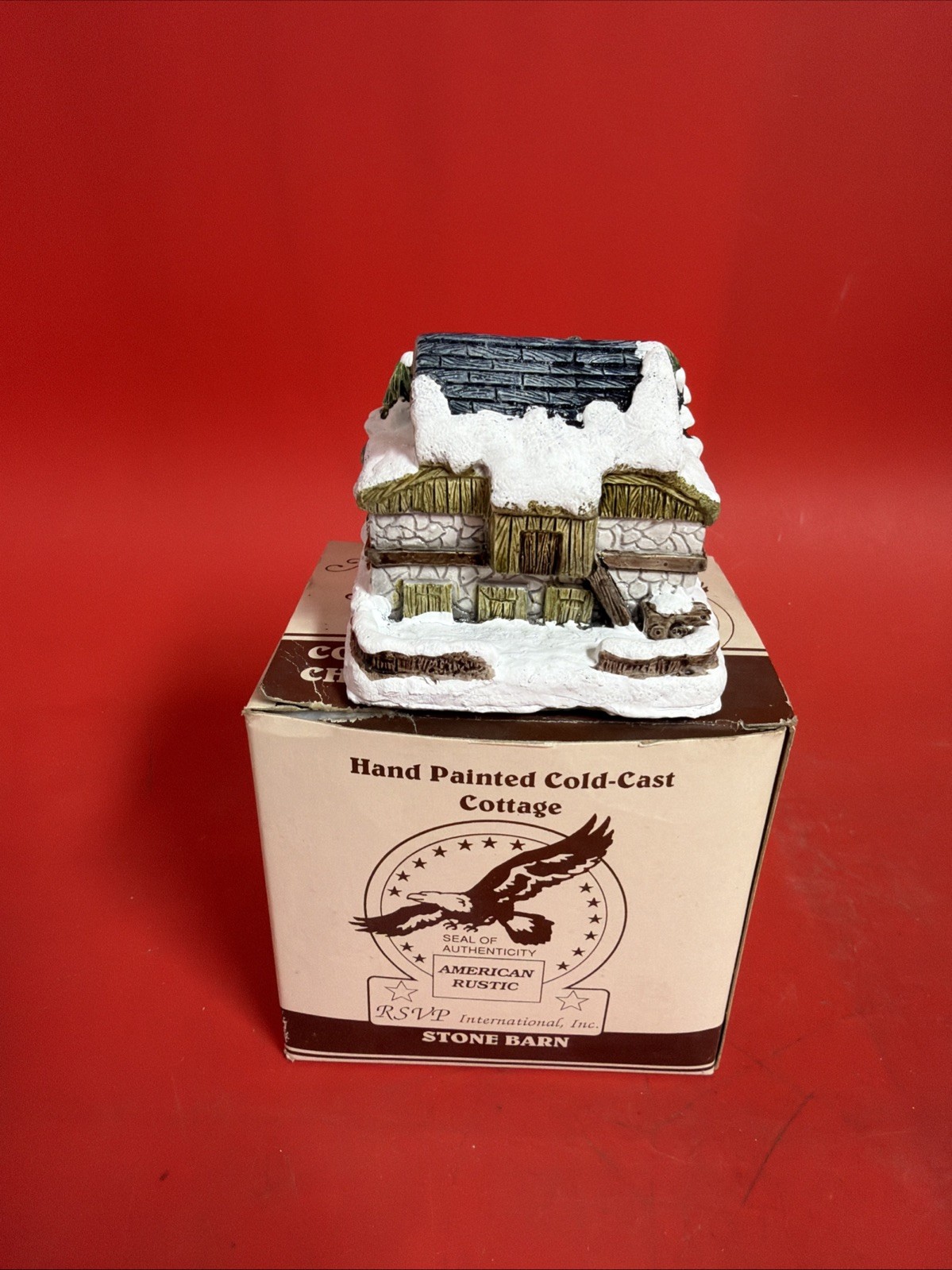 Vintage Miniature Cottage House Lot Dickens Christmas Cornwall Collection
