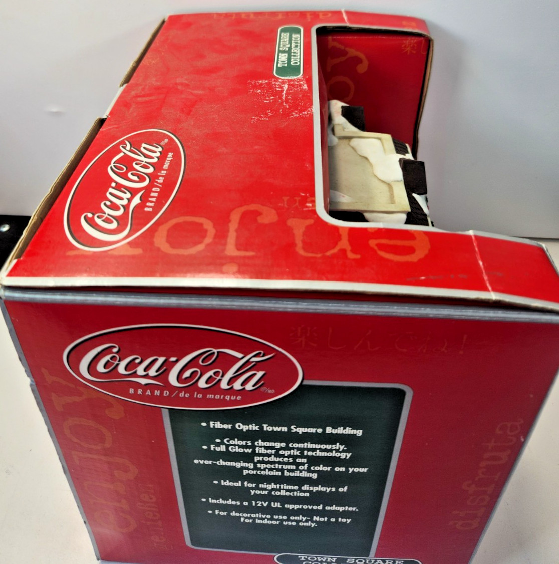 COCA COLA TOWN SQUARE COLLECTION HOTEL MORNINGSIDE 2002 1ST ED CHRISTMAS VILLAGE
