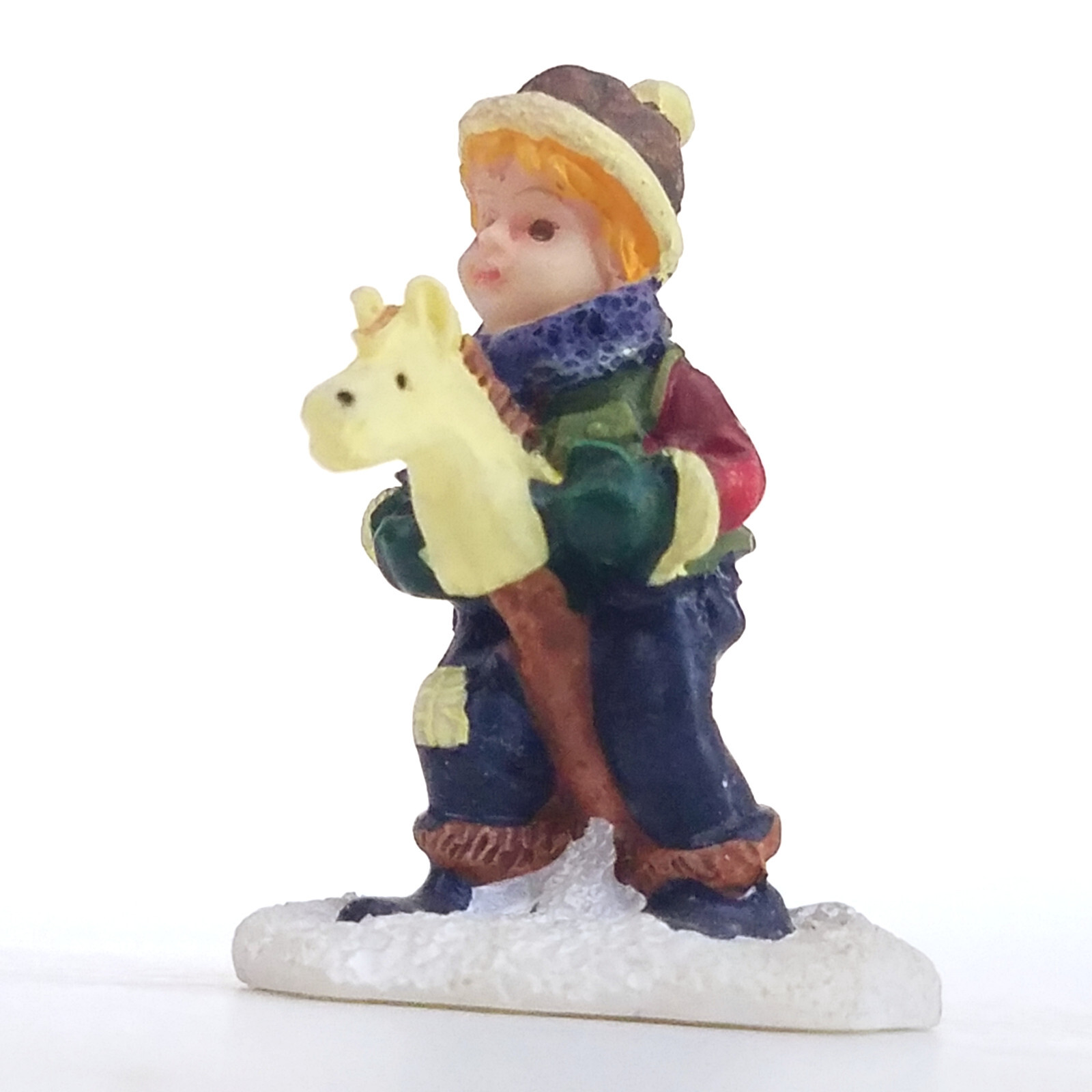 Santa’s Workbench 2004 Winter Sports Figurines 7322829 Children Playing In Snow
