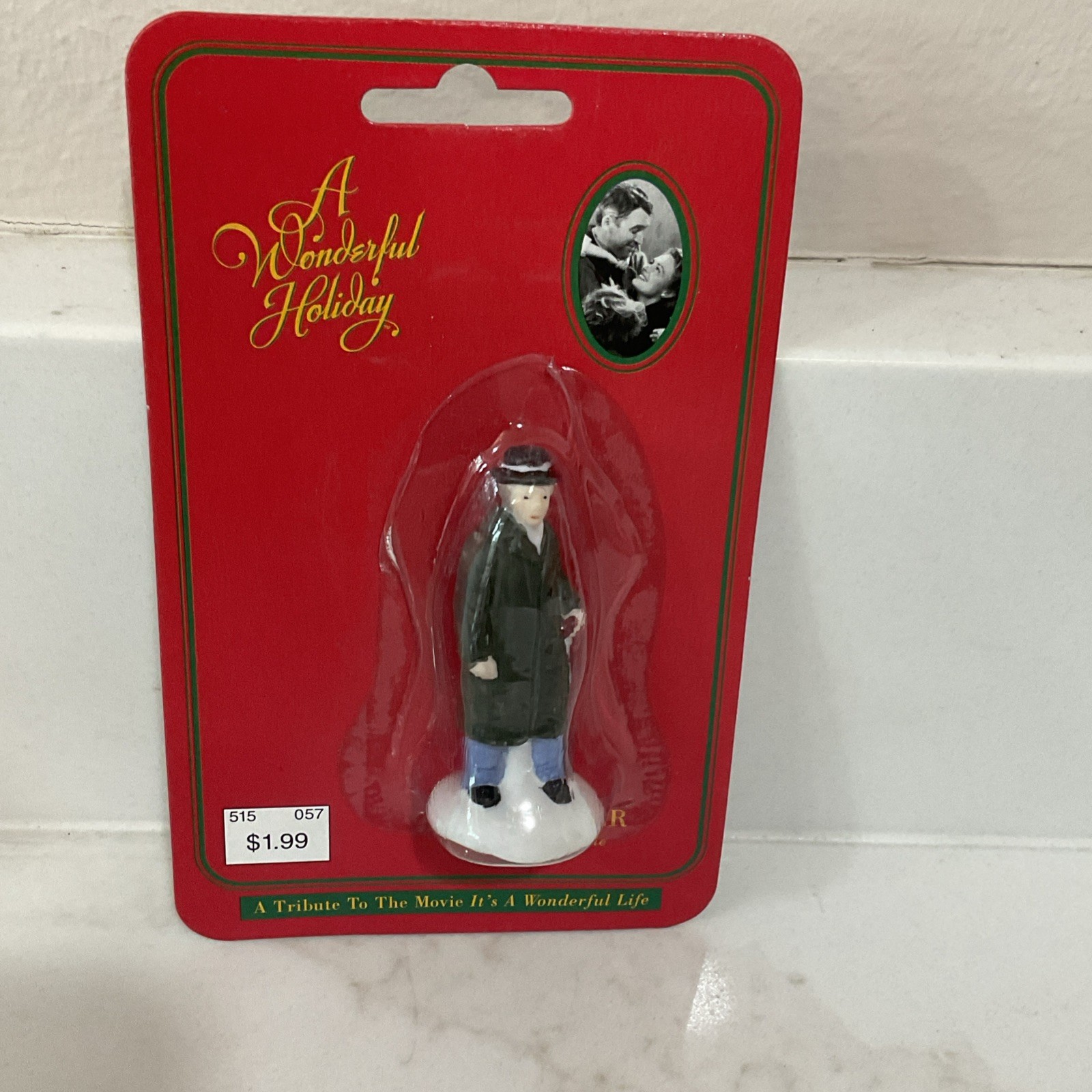 1995 It’s A Wonderful Life Mr. Gower Porcelain Figurine New