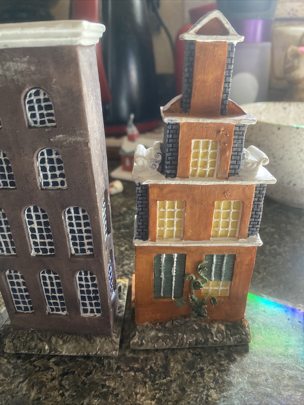 K’s Collection Ceramic 6 Christmas houses