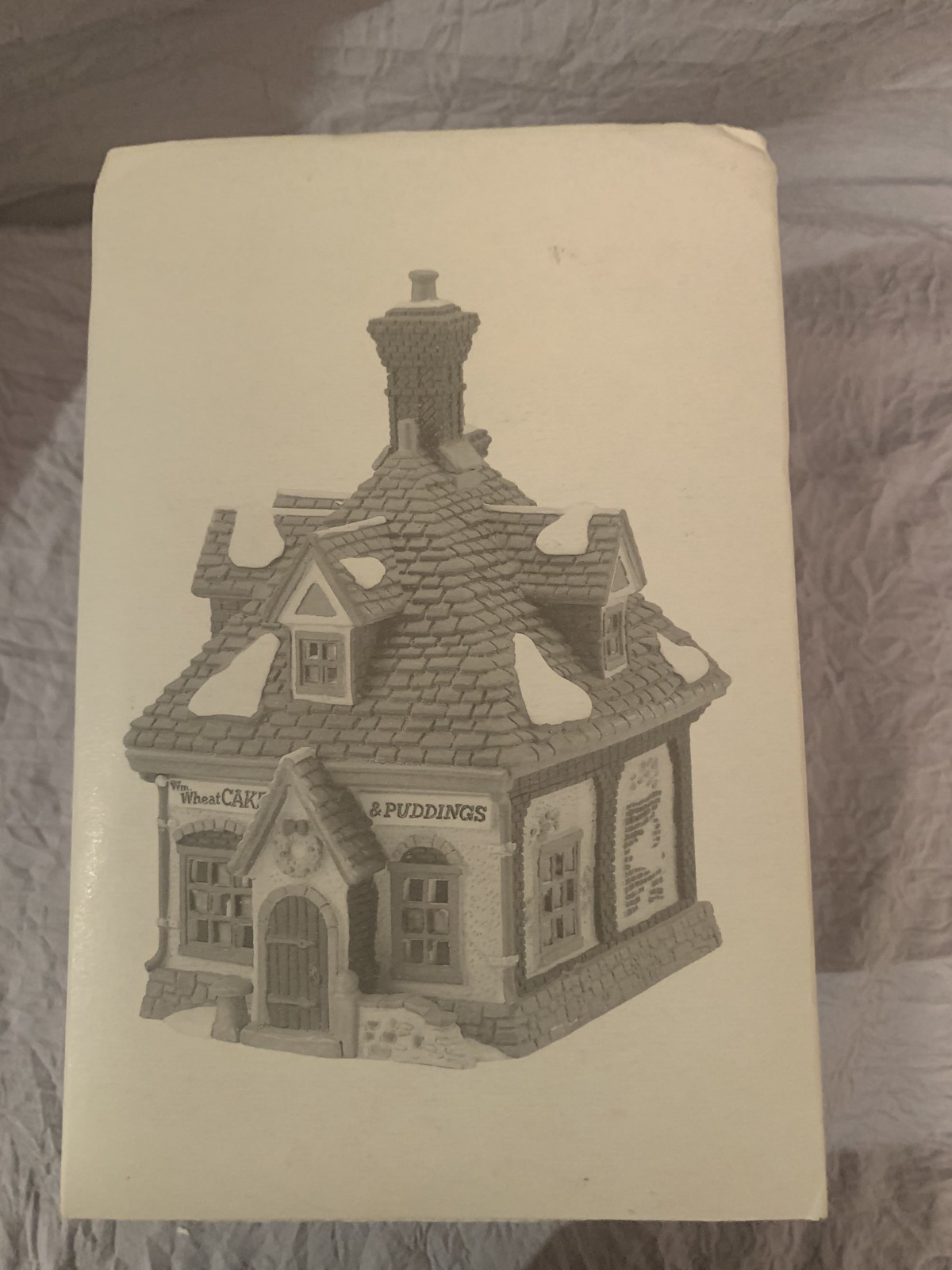 Dept 56 – Dickens’ Village – WM. WHEAT CAKES & PUDDINGS w/light & box (5808-4)
