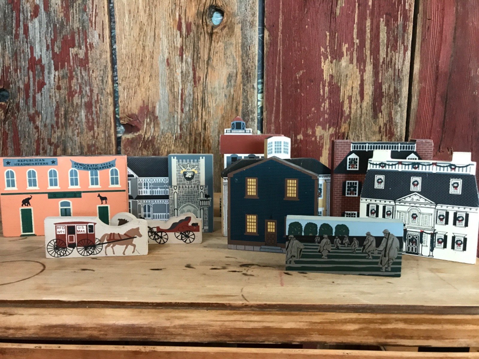 mixed lot of Cat’s Meow Village Christmas, Memorial, Markets, Lighthouse……s2
