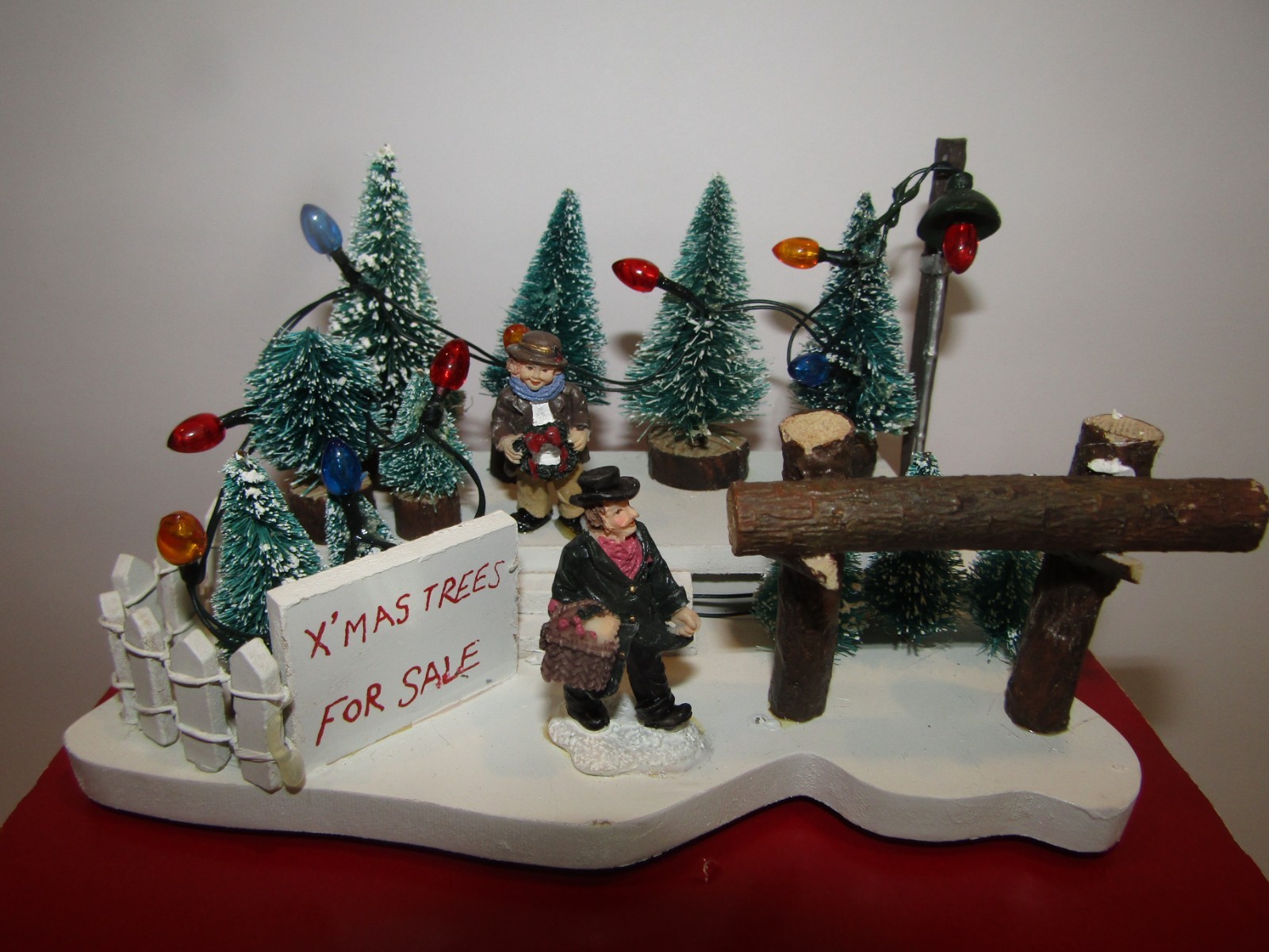 St Nicholas Square TREES FOR SALE The Village Collection LIGHTED CHRISTMAS LIGHT