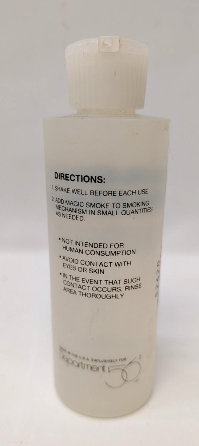 Department 56 “Magic Smoke” 6 fl. oz for Smoking Chimneys NOS Full