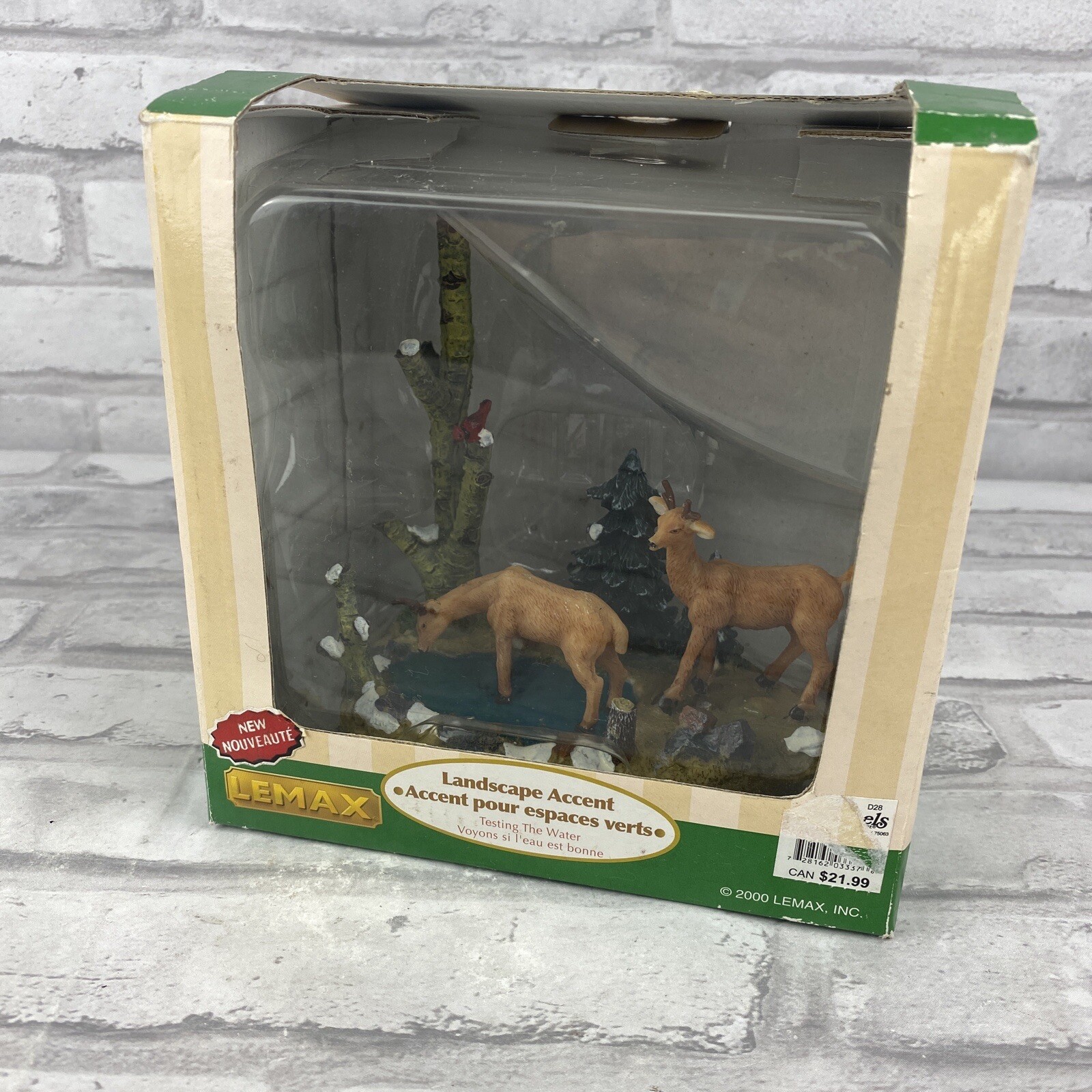 Lemax Village Collection Landscape Accent TESTING THE WATER #83710 Deer