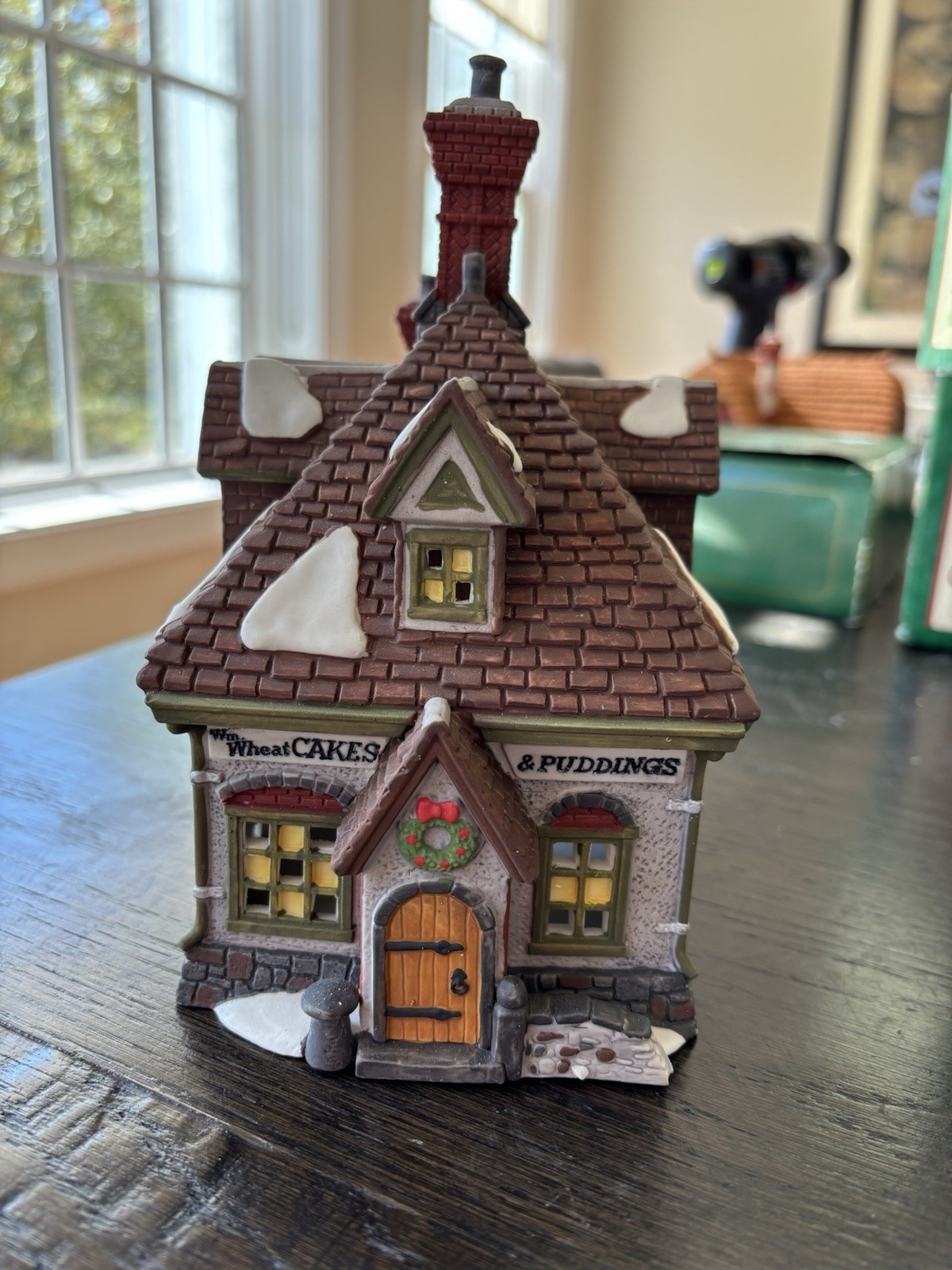 RETIRED Department 56 Dickens Village – ” WM Wheat Cakes & Puddings”#5808-4