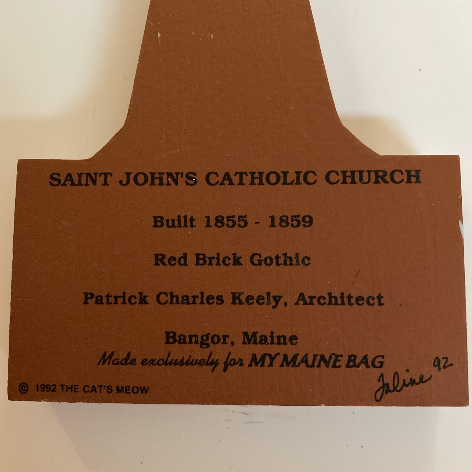 Wood Building SAINT JOHN’S CATHOLIC CHURCH Bangor Maine