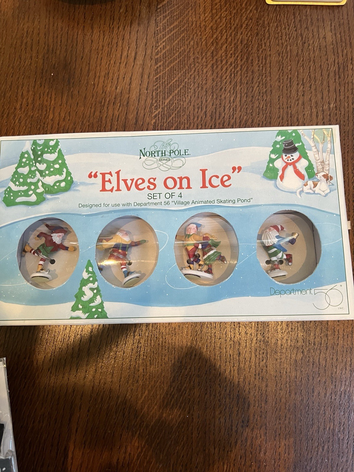 Department 56 NORTH POLE 1996 Elves On Ice #52298 NEW in Box!