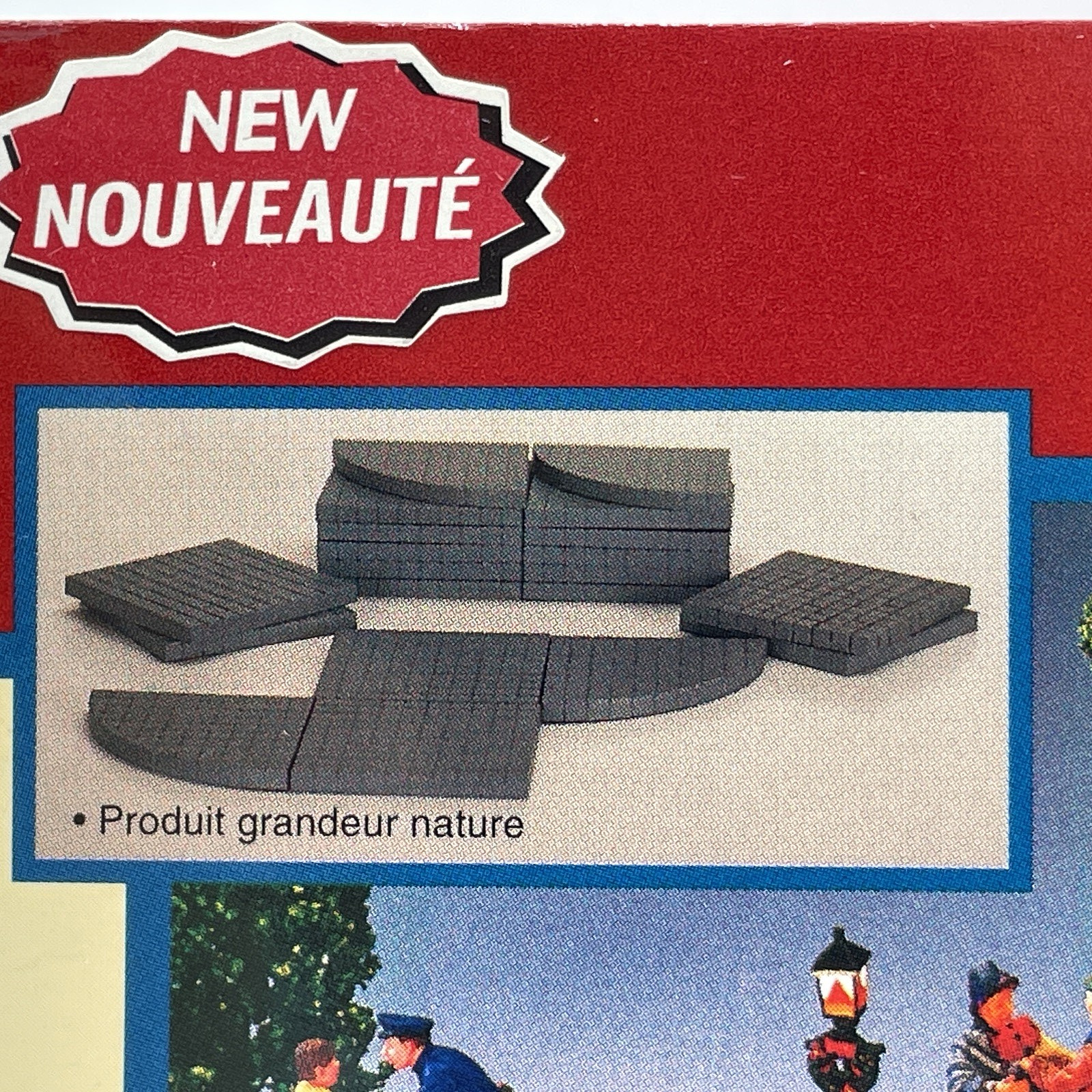 Vintage Lemax 1999 Lighted Foot Bridge & Deer & Plaza Flooring Mats – Read