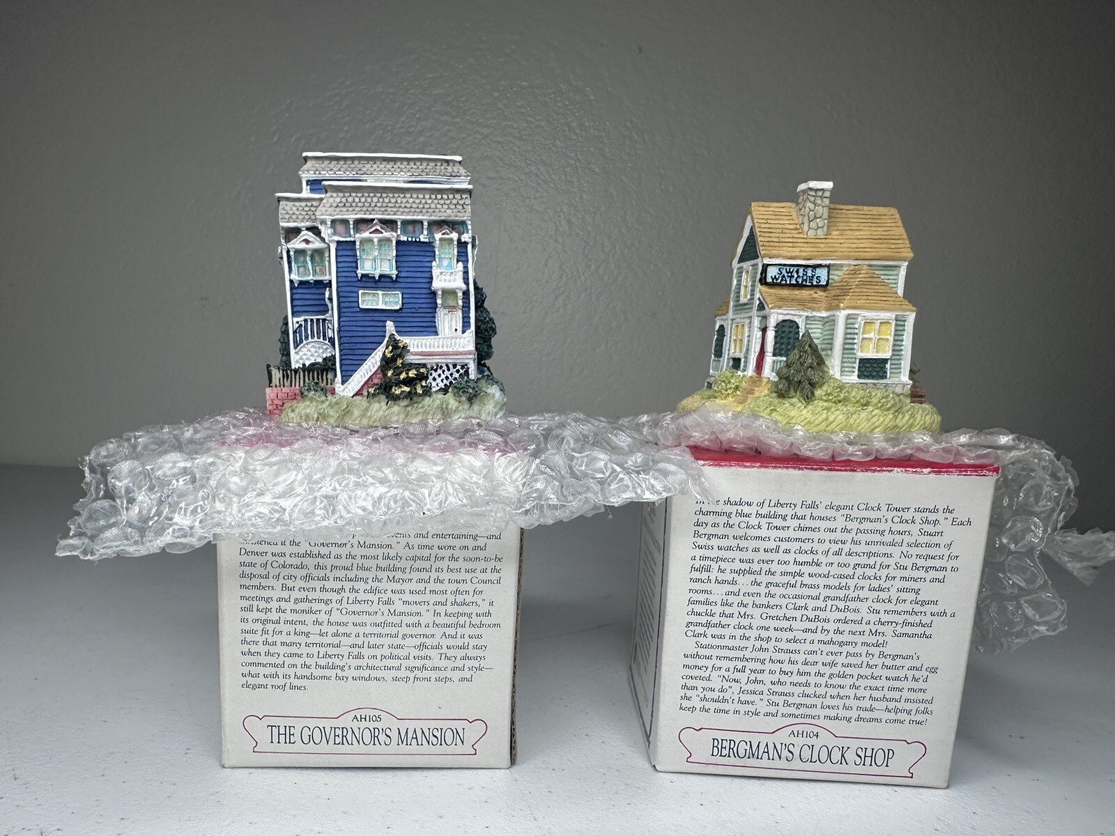 New Liberty Falls Historical Miniatures – Governor’s Mansion & Clock Shop