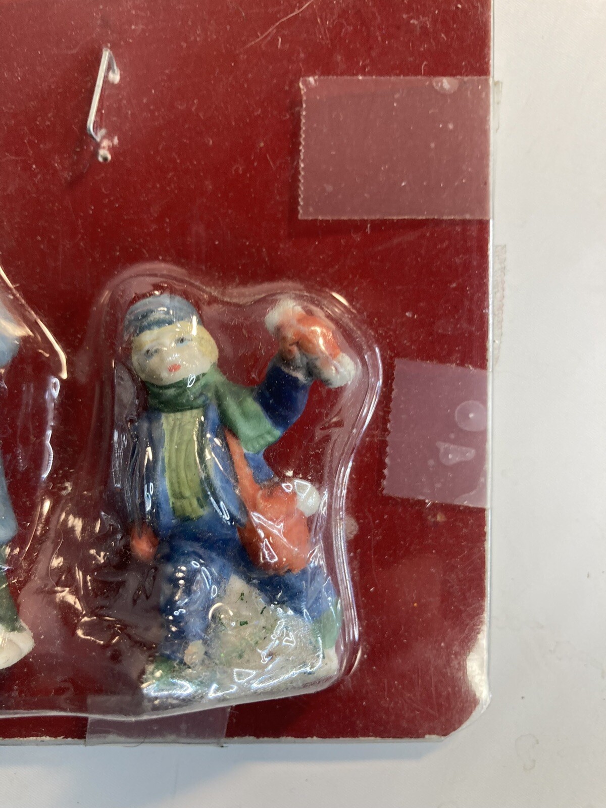 Dickens collectibles hand painted porcelain figure man and boy