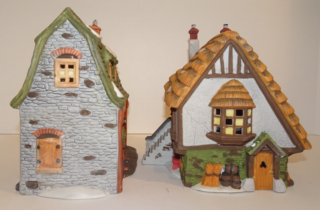 Dept 56 Heritage Village Dicken’s Series Lomas Ltd Molasses & White Horse Bakery