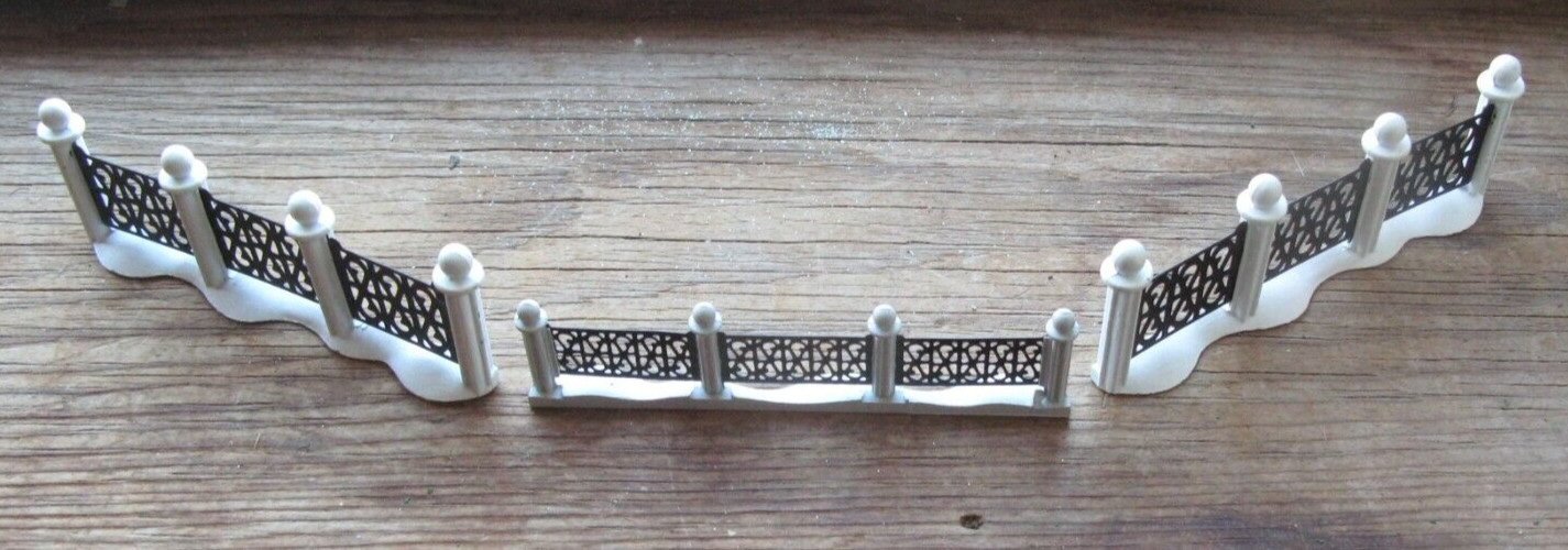 Christmas Village Dept 56 and Lemax Misc Gate Pieces, Metal & Plastic OF7