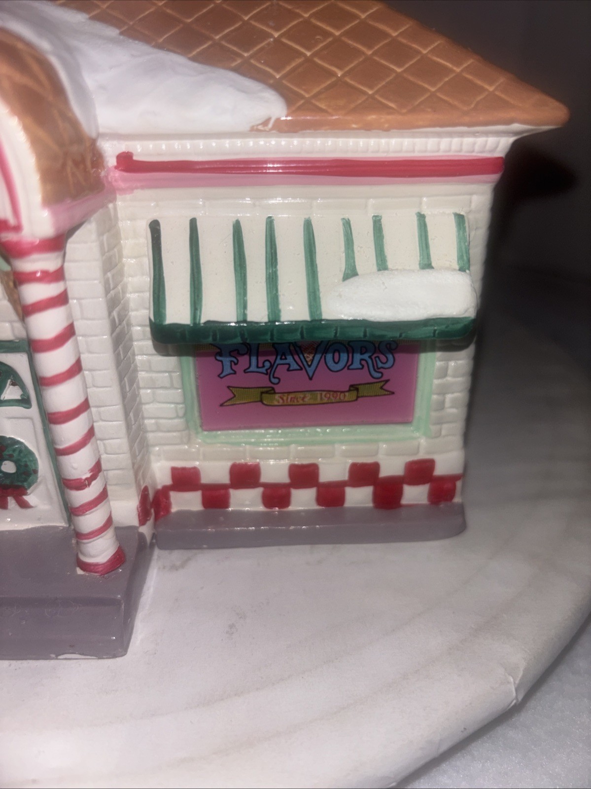 DEPT 56 “56 FLAVORS ICE CREAM PARLOR” ~ **ORIGINAL SNOW VILLAGE** RARE PIECE !!!