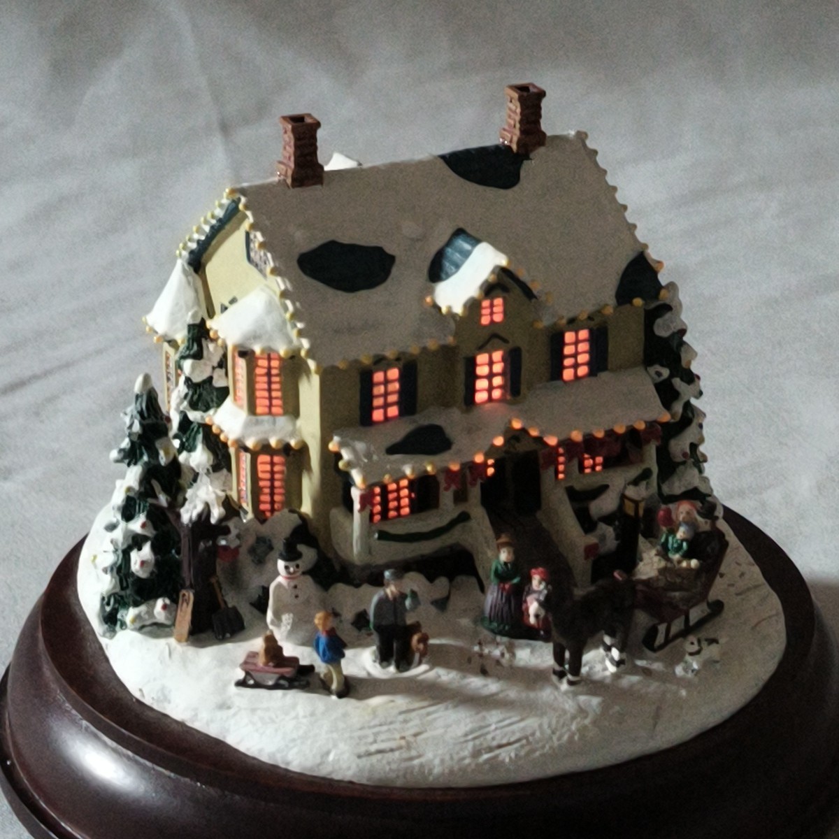 Hawthorne Village Victorian Lights Christmas Eve #79262 Illuminated Lights WORKS