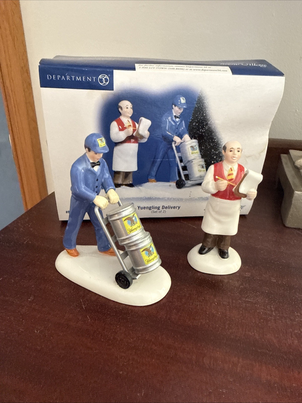 Dept 56 Snow Village “Yeungling Delivery Set Of 2”