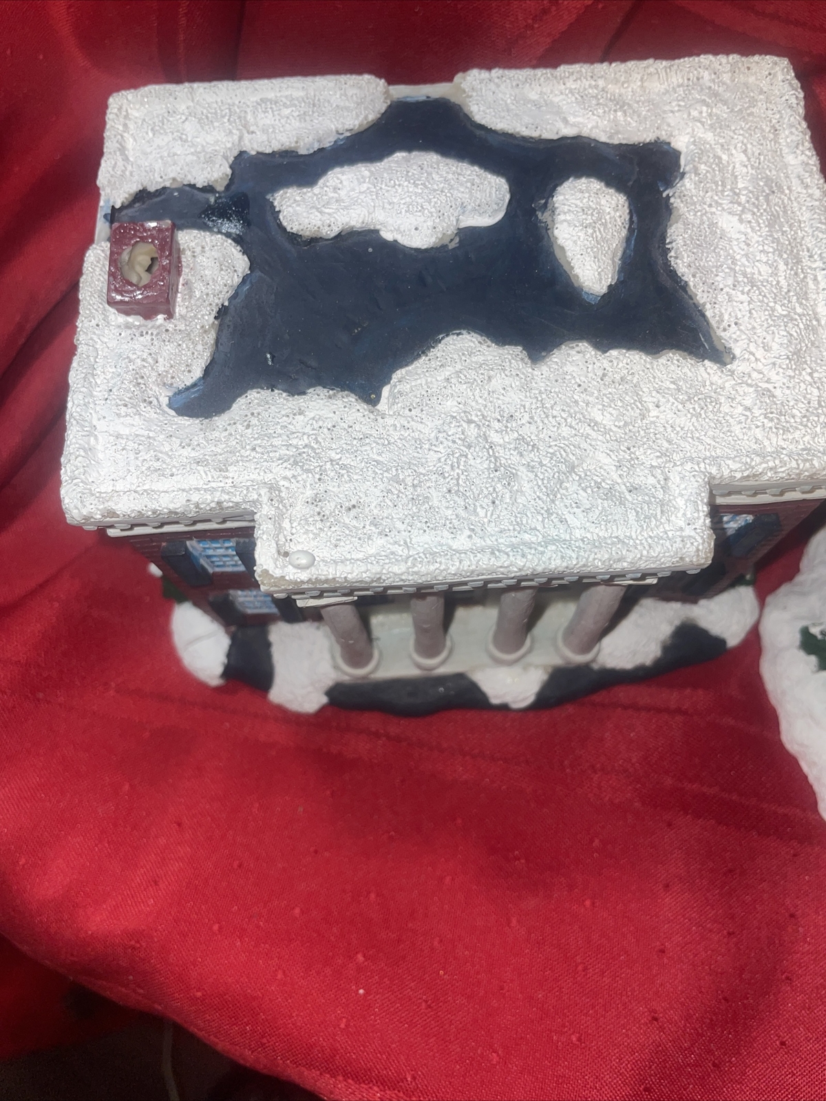 2 Christmas Village Building- One City Hall. Yemi On Bottom