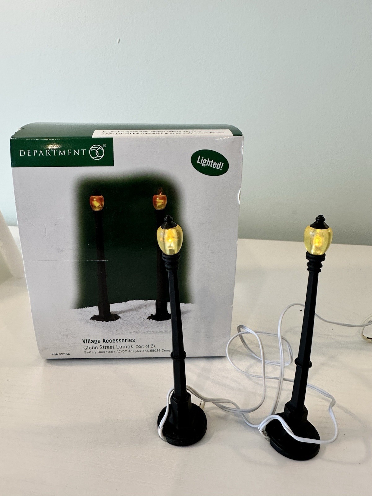 Department 56 Village Accessory – Globe Street Lamps