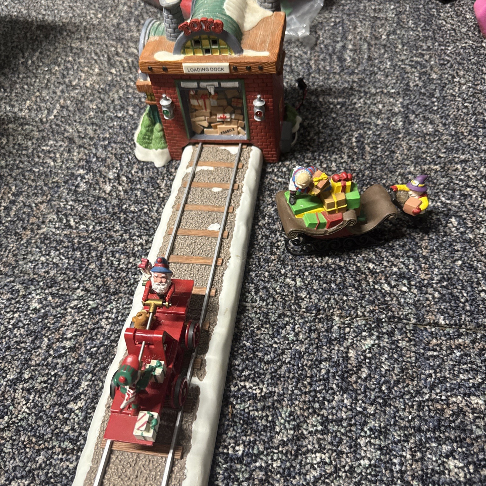 Dept 56 North Pole Series – “Loading The Sleigh” Retired