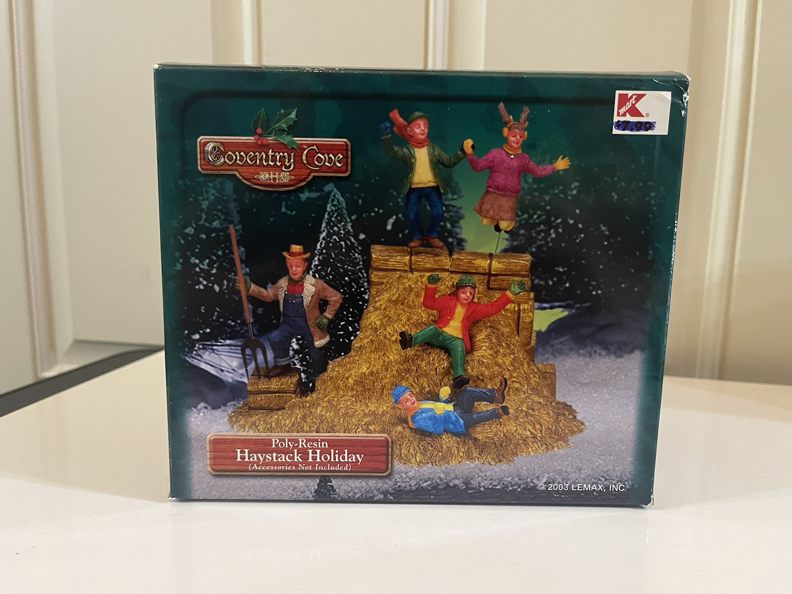 NEW Vintage Coventry Cove Poly-Resin Haystack Holiday Village Display 2003