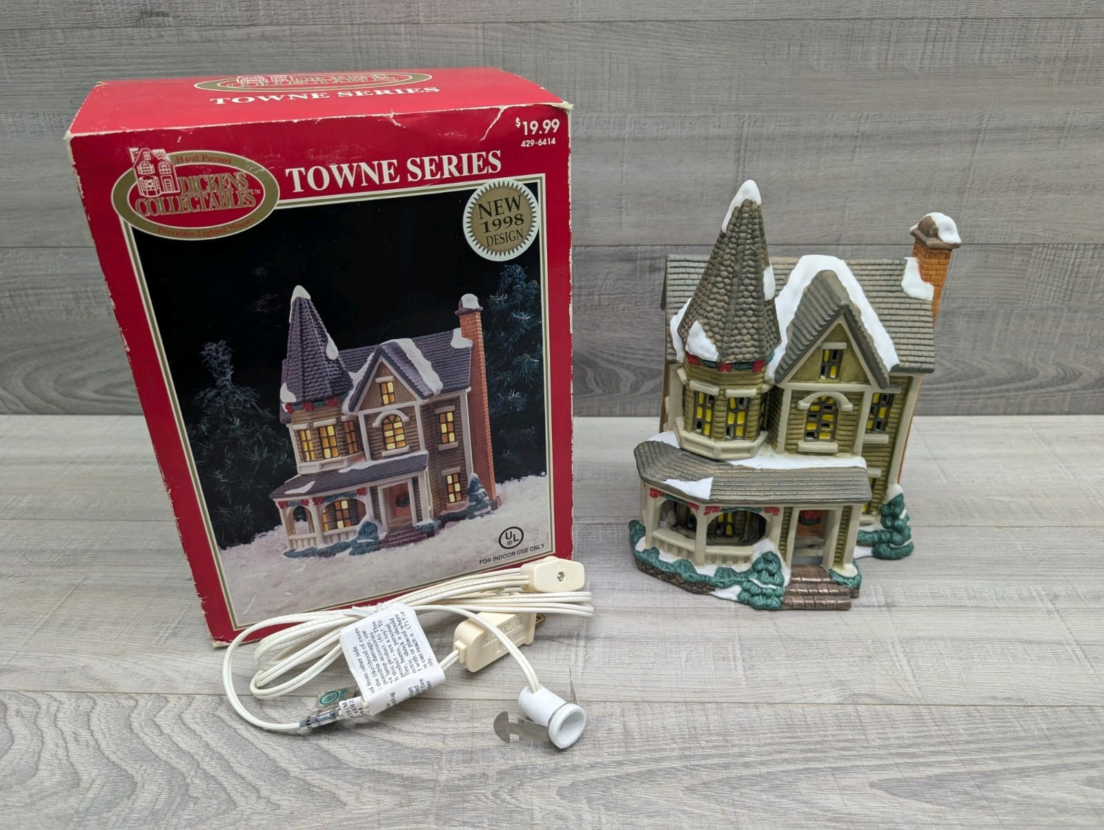 Vintage Kmart Trim A House Holiday Home Memories. White Porcelain House