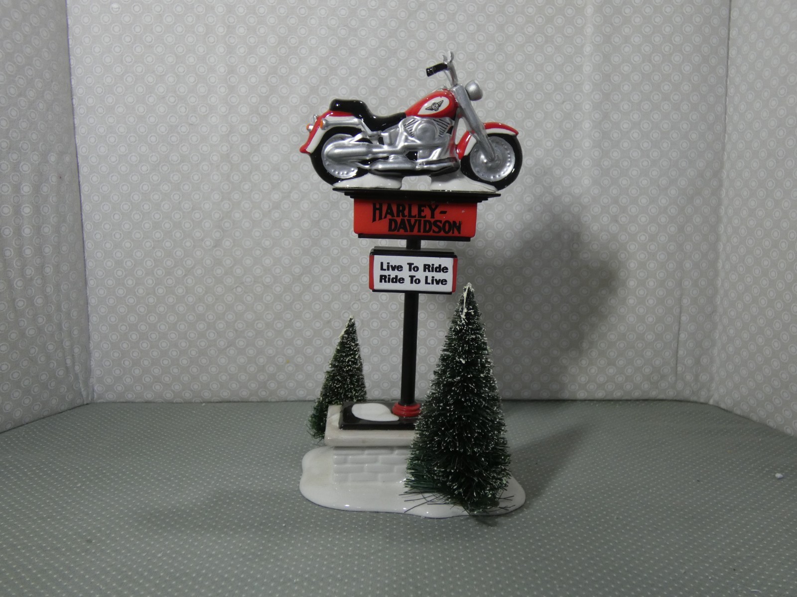 Department 56 “Harley-Davidson Sign” #54901 – Snow Village