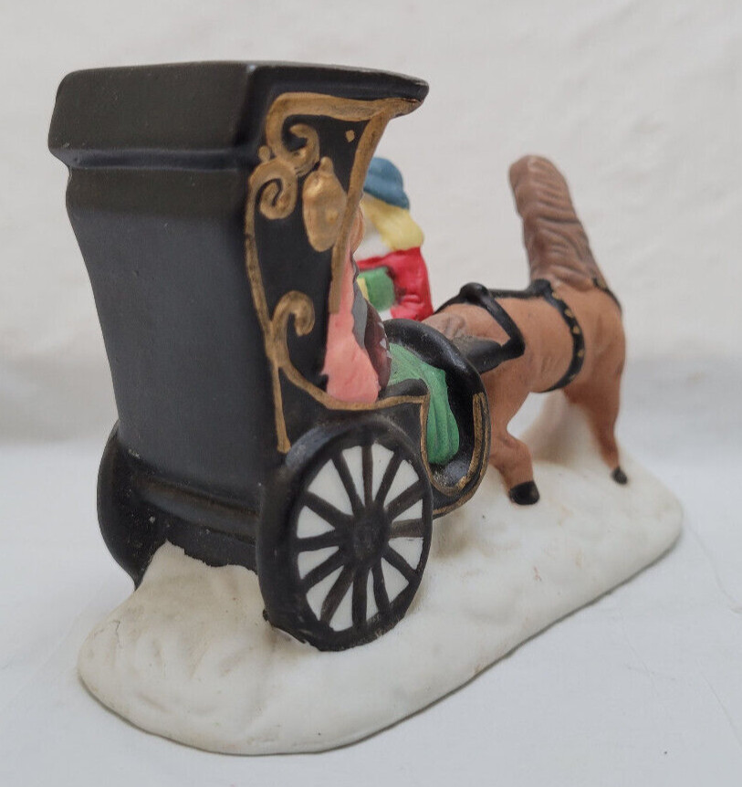 Vintage Ceramic/Porcelain Horse Drawn Coach Carriage