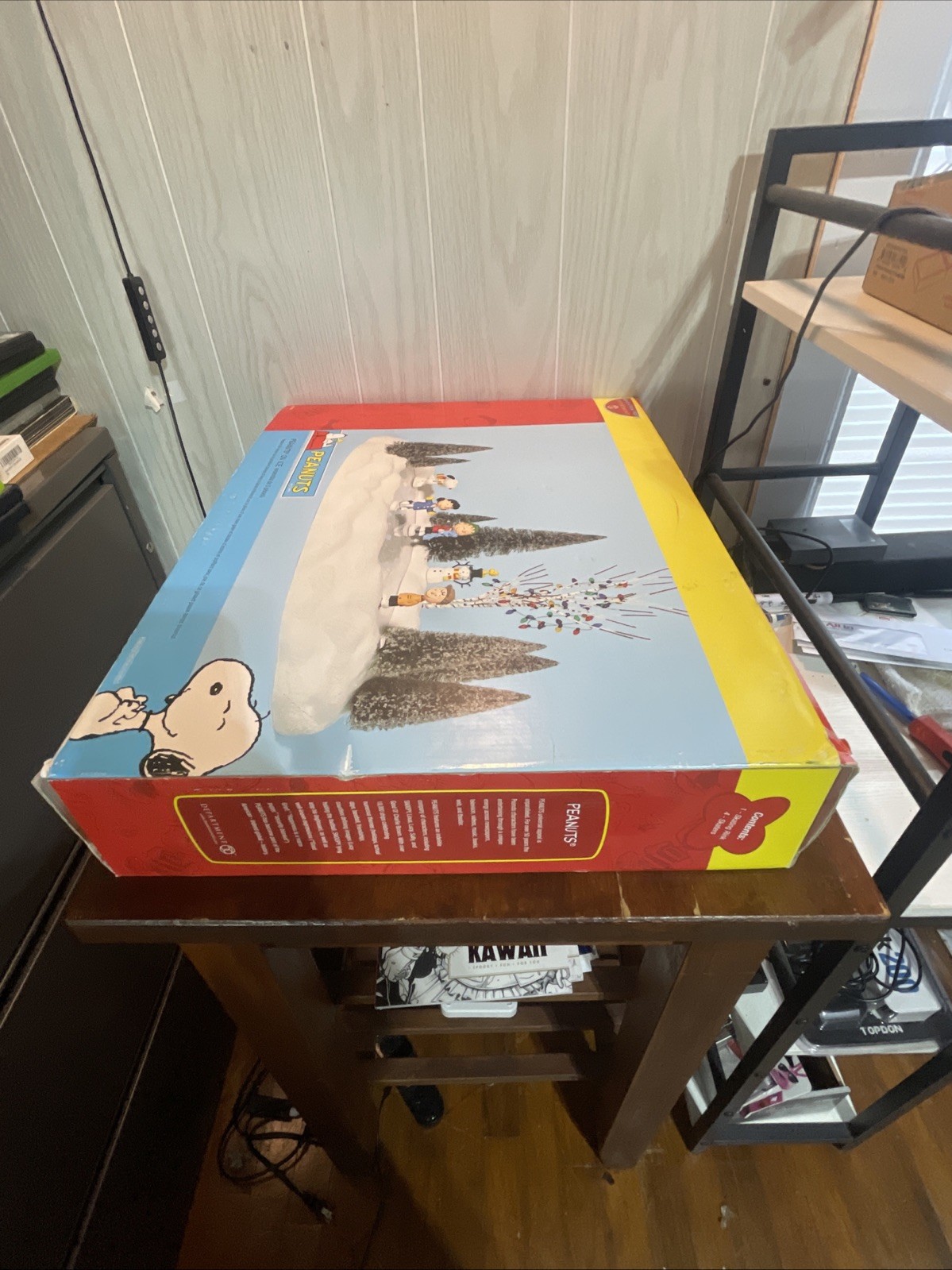 Rare! Department 56, Peanuts on Ice Skating Rink 5659093, Works!