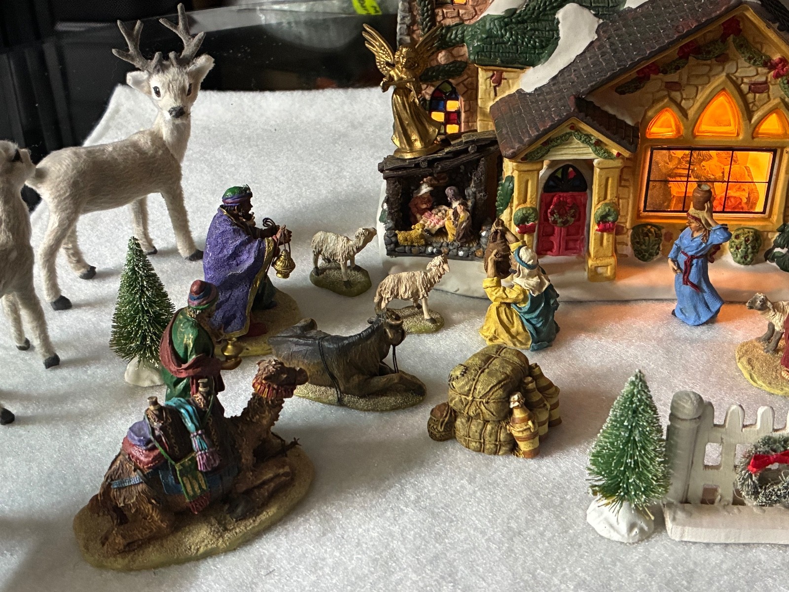 CHRISTMAS VILLAGE ” CHURCH NATIVITY “