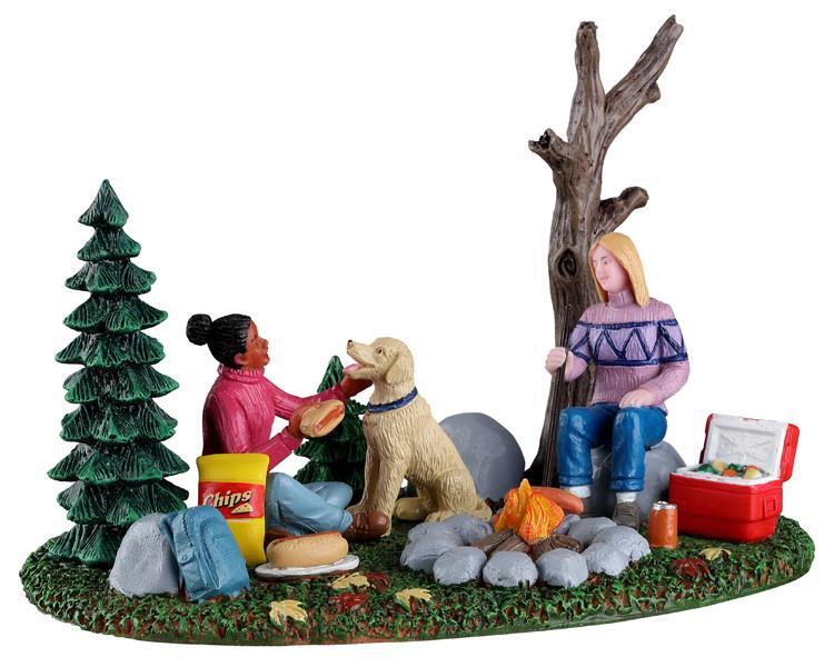 Lemax 2022 FALL CAMPING TRIP #23597 NRFB Harvest Crossing Village *