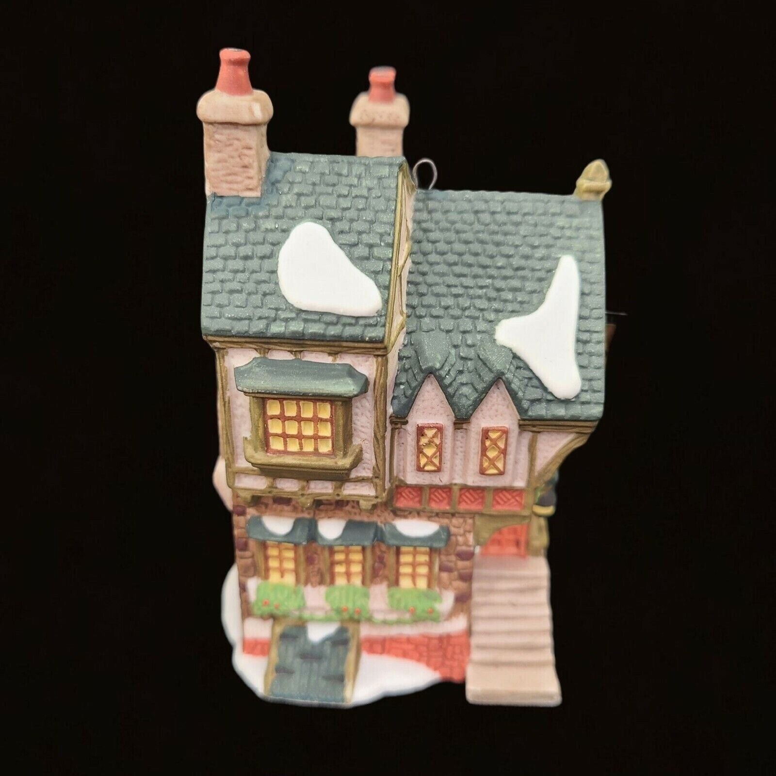 Dept 56 Charles Dickens Heritage Christmas Ornament The Pied Bull Inn 1993 Vtg