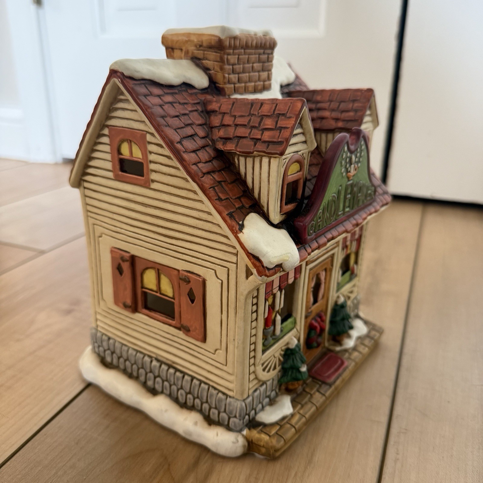 Lefton WATT’S CANDLEMAKER 07479 Colonial Christmas Village 1990