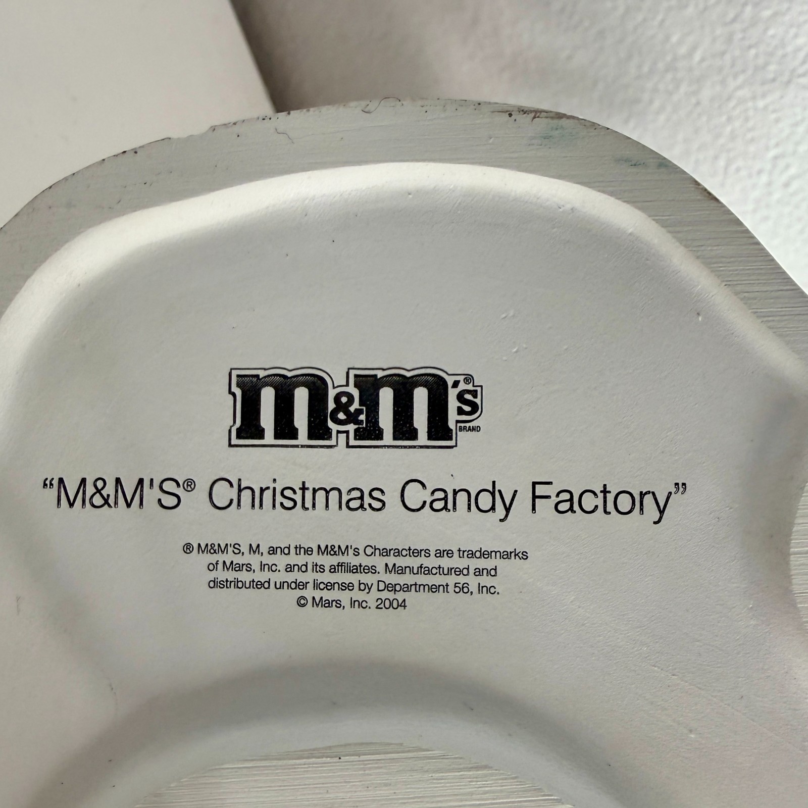 Dept 56 M&M’s Chocolate Candy Factory Lighted Christmas Village Vintage 2004