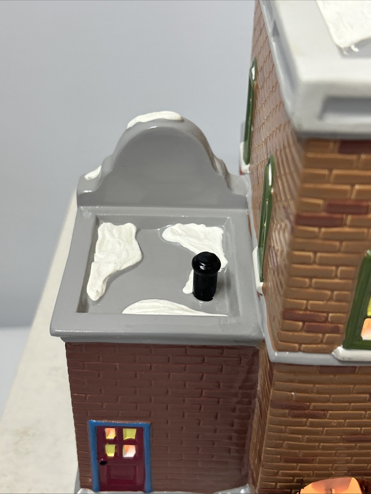 1995 Snow Village Police Station, 56th Precinct, Department 56 Retired Vintage