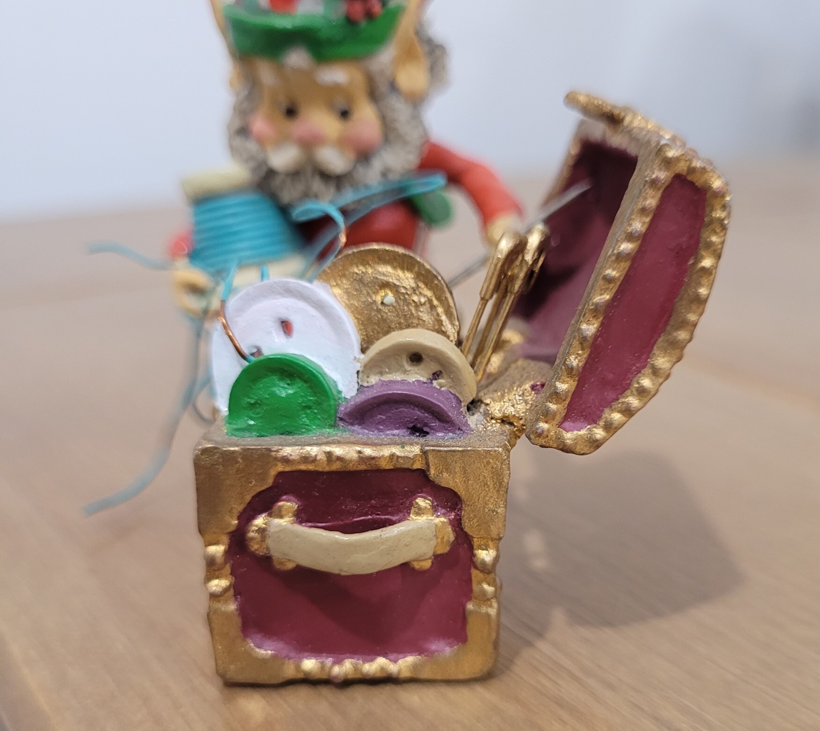 Vintage Enesco The North Pole Village Elf Trimmer 831611 Sandi Zimnicki Figurine