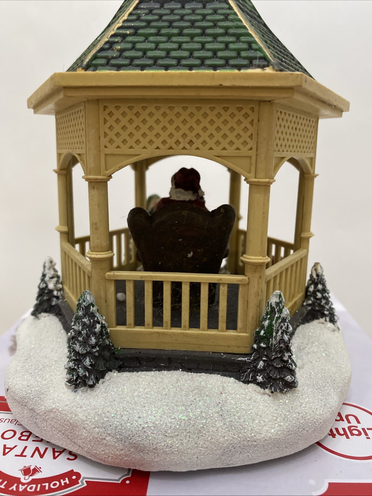 Holiday Time Santa Gazebo Lights Up Tested And Working Christmas Winter Decor