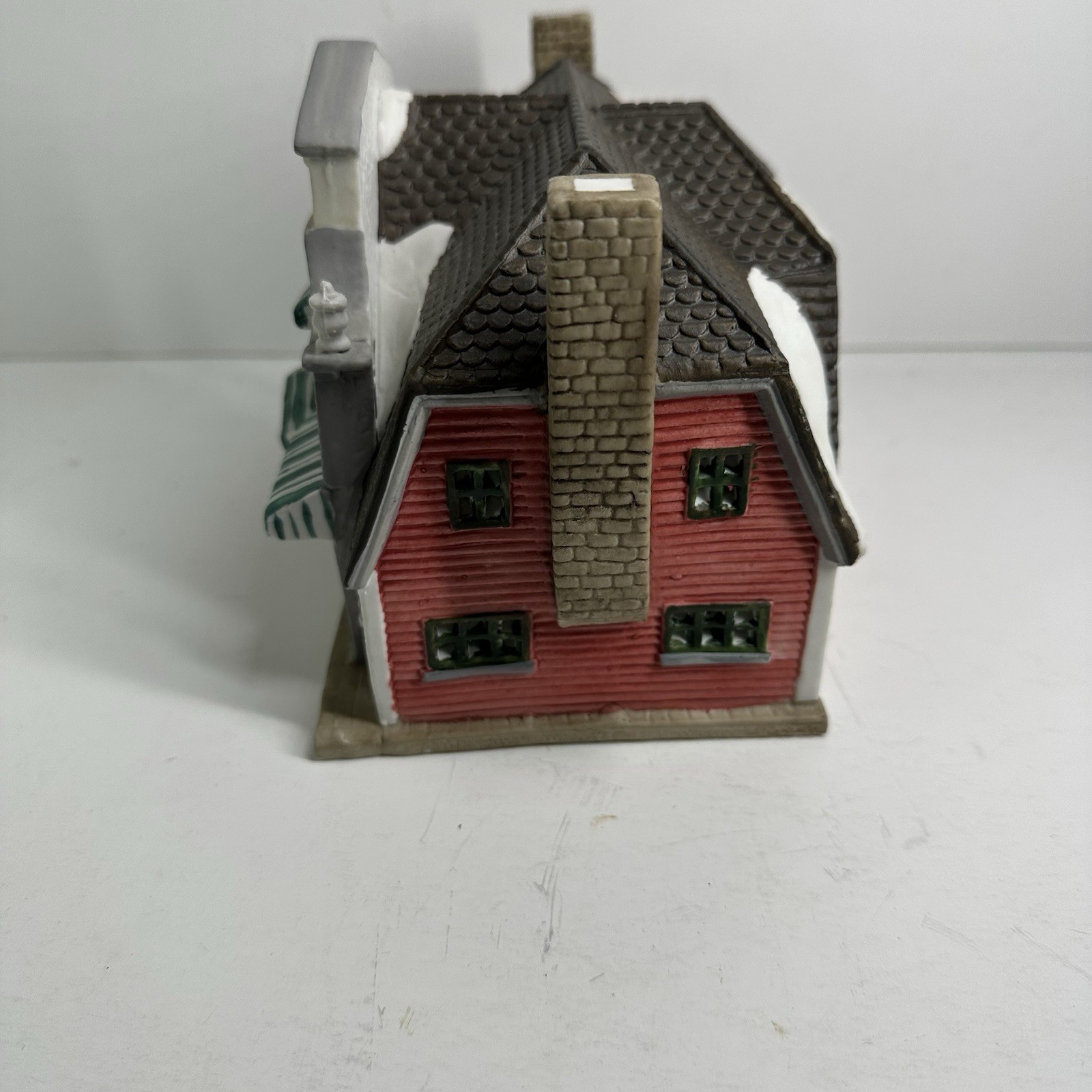 Lemax 1994 The Square Knot Family Restaurant Porcelain Lighted Christmas Village