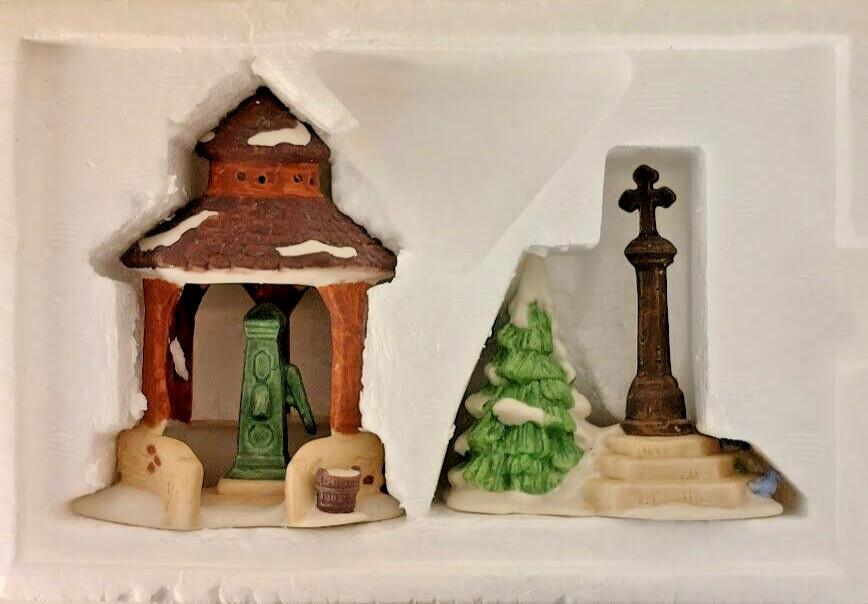 Dept. 56 Heritage Village “Village Well and Holy Cross” #6547-1 In Original Box