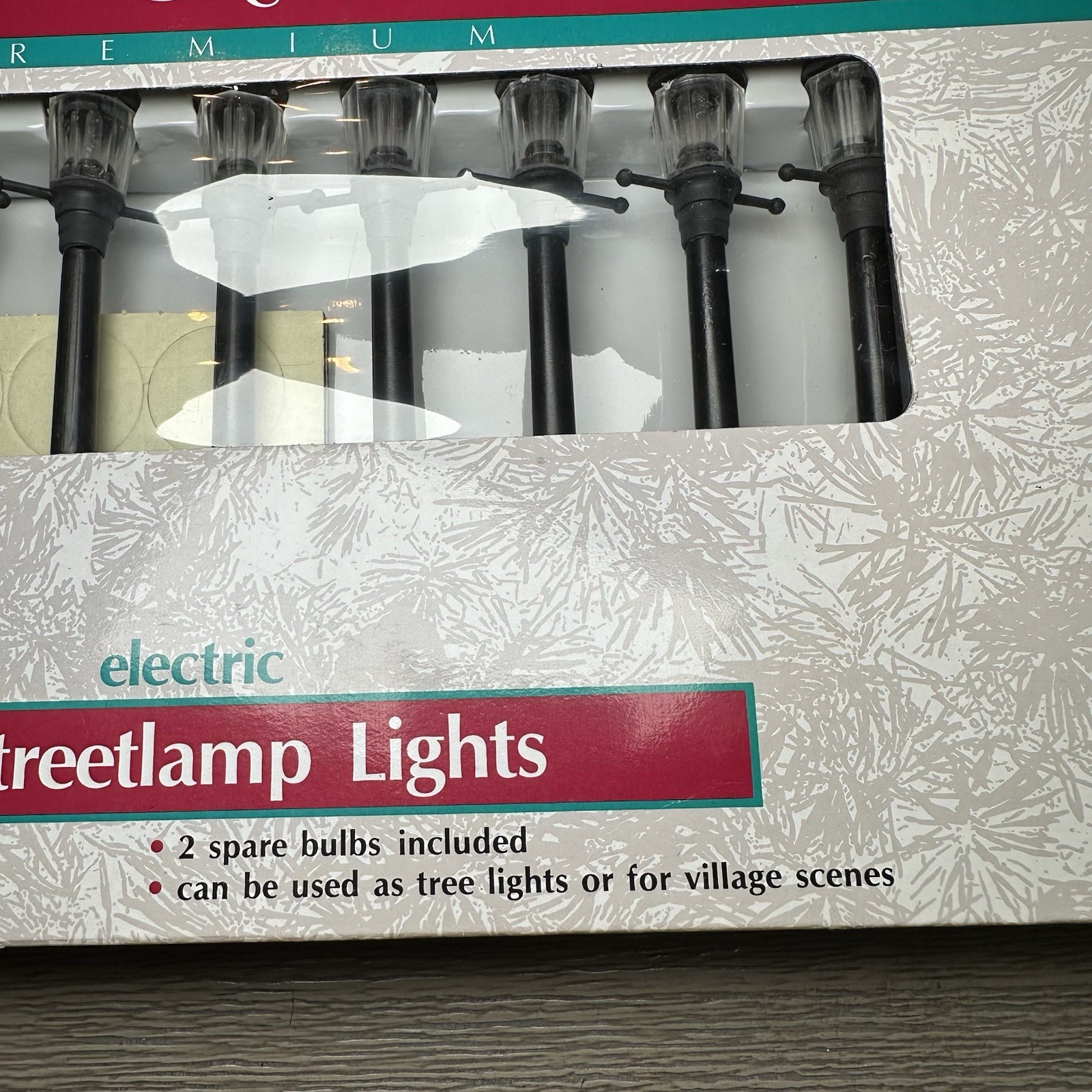 Vintage Kmart Miniature Christmas Village 10 Street Lamp Lights Trim A Home