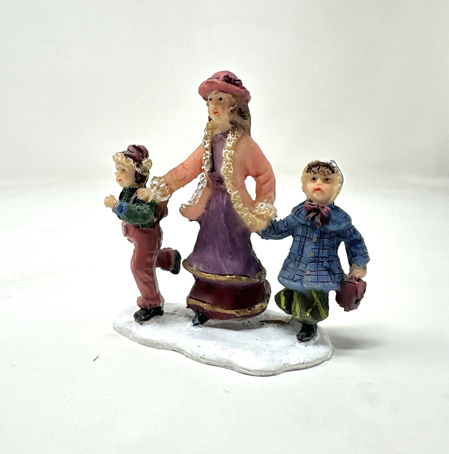 2003 Grandeur Noel Victorian Village MOTHER & CHILDREN Figurine FOR REPLACEMENT