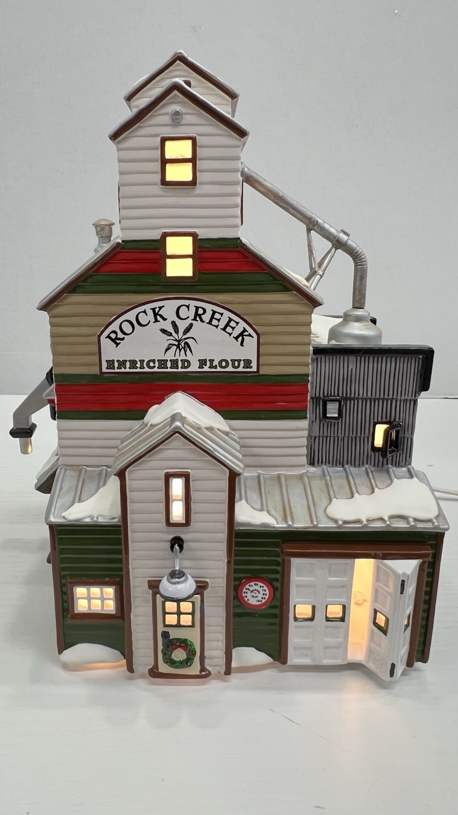 Dept 56 Snow Village “The Farmer’s Co-op Granary” 54946 Retired 1998 Brand NEW !
