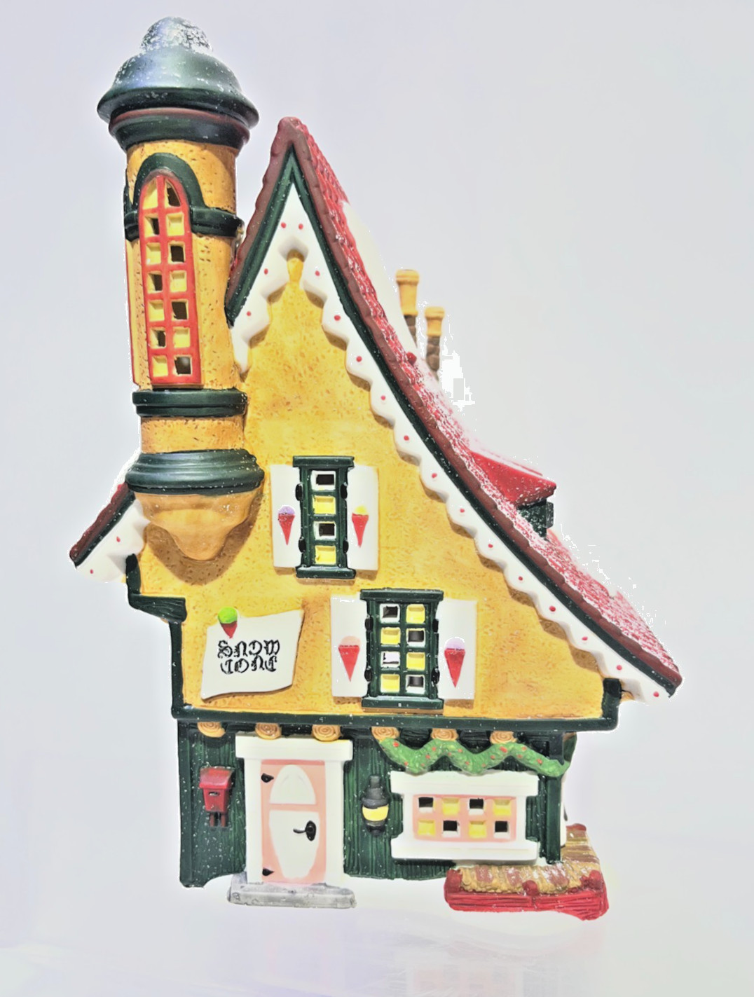 Retired Department 56 North Pole Elfin Snow Cone Works # 5633-2 With Box & Light