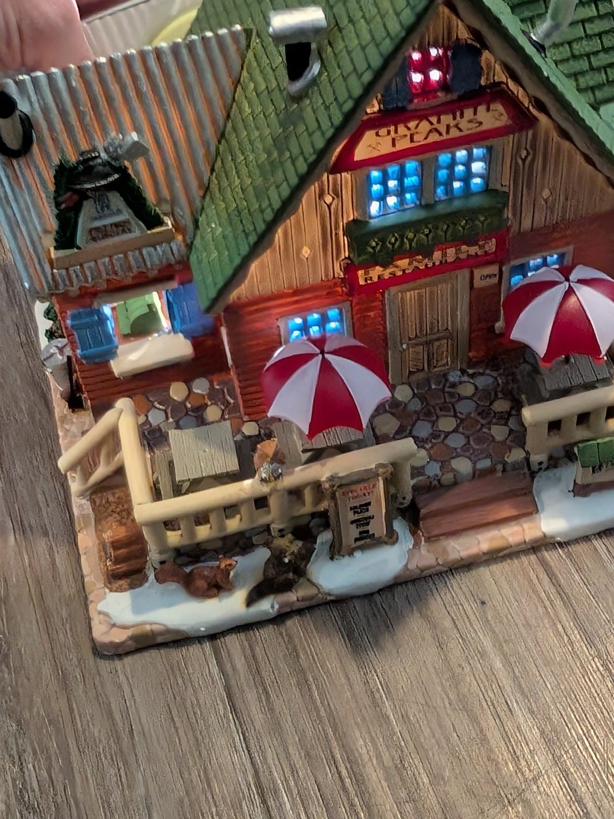 Lemax Christmas Vail Village Granite Peaks Family Restaurant In Box No Light
