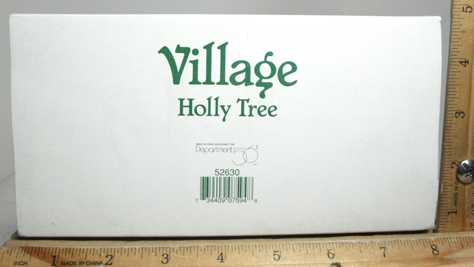 DEPT 56 VILLAGE ACCESSORIES “8” HOLLY TREE” NEW