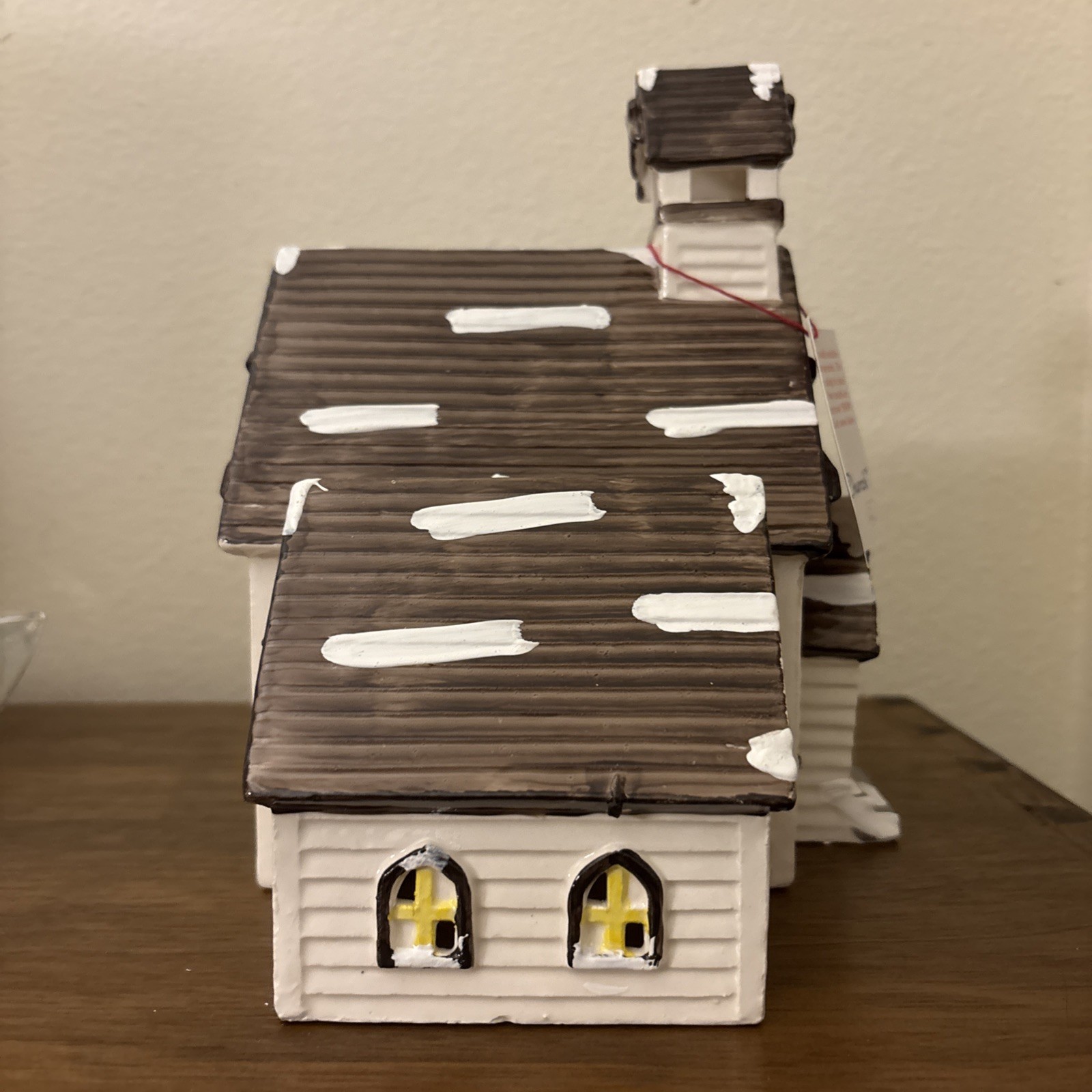 Rare Dept 56 Snow Village Wooden Church #5031-8 (1983-1985)-Excellent